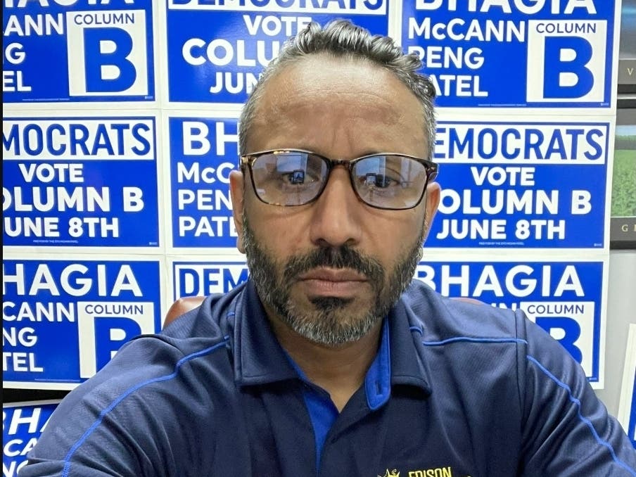 Patel, 46, has been a small business owner and has a degree in finance from Rutgers State University. 