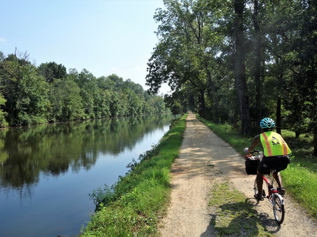 Cyclists making the overnight stop in Princeton will stay at local hotels or camp at the YMCA