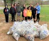 Mayor Janice Mironov and Council Members joined local volunteers, Girl Scout Troop 70756 and other scouts, and area residents, to participate in the annual stream cleanup event at Etra Lake Park.
