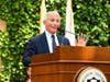 Dr. Anthony Fauci speaks to the Class of 2022 at Princeton’s Class Day celebration, Monday. 