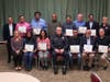Chief Raymond Hayducka (center) with graduates of the Citizen Police Academy.
 