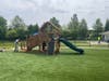 The outdoor play area