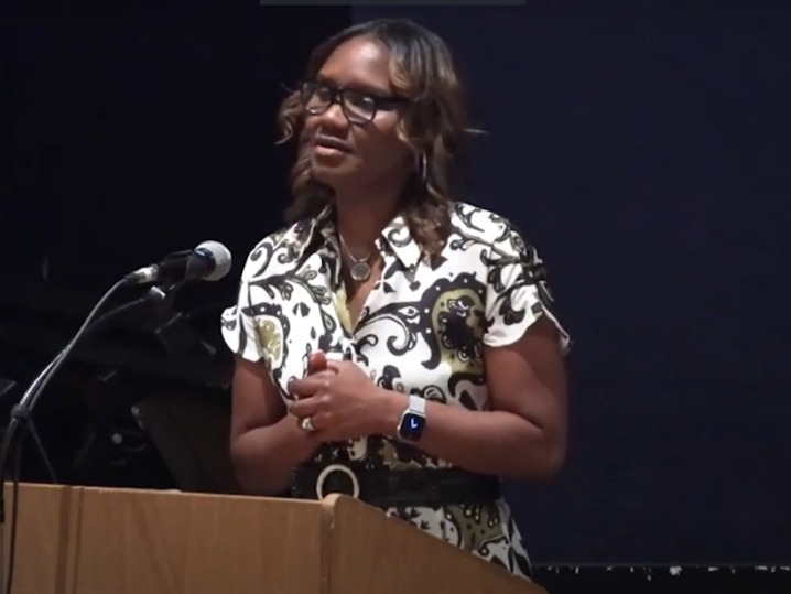 Megan Plummer has been a district employee for the past 24 years. 