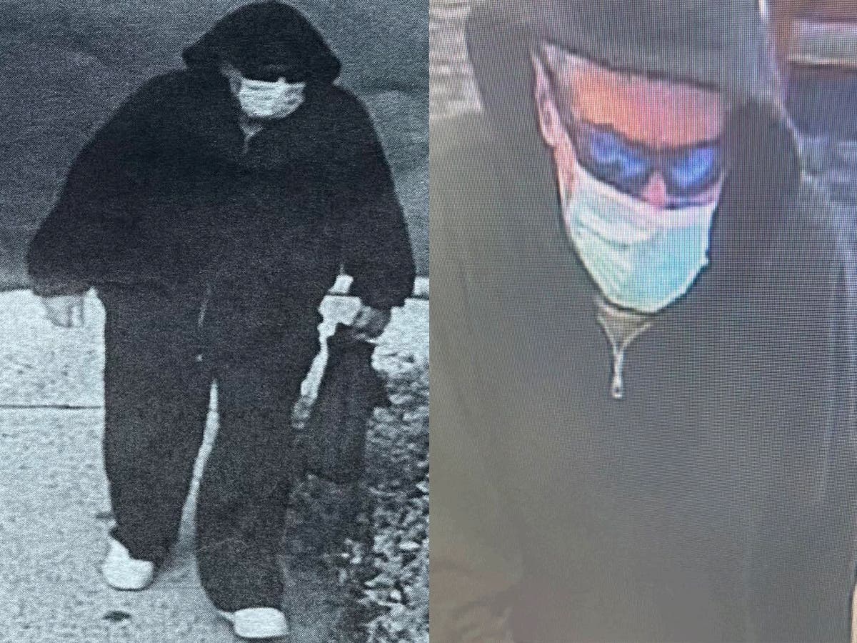 The man is said to have fled in a gray Honda Odyssey mini-van.  