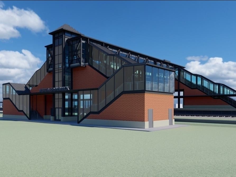 A rendering of the design