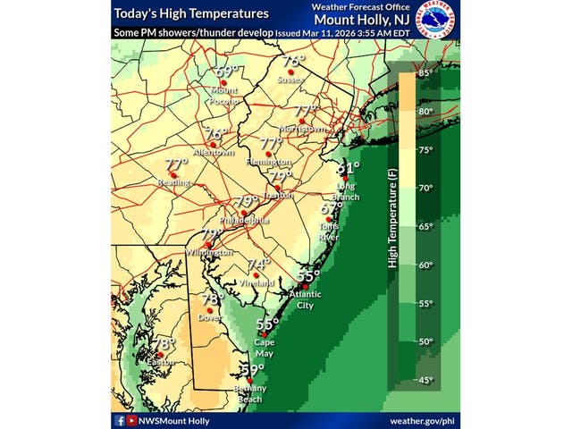 Severe Thunderstorm Warnings Issued Across NJ | South Brunswick, NJ Patch