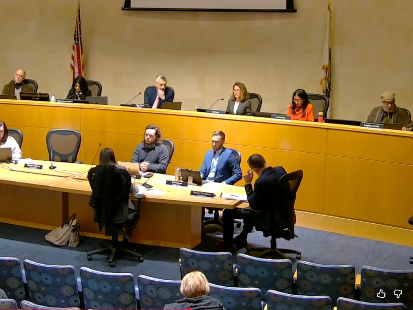 A snapshot from the March 23 meeting.