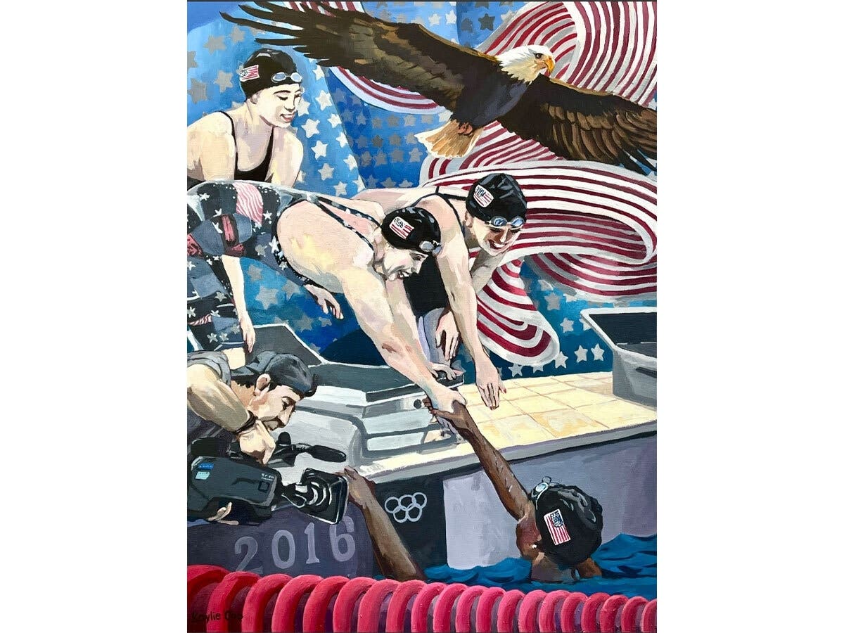 Painting by Kaylie Gao