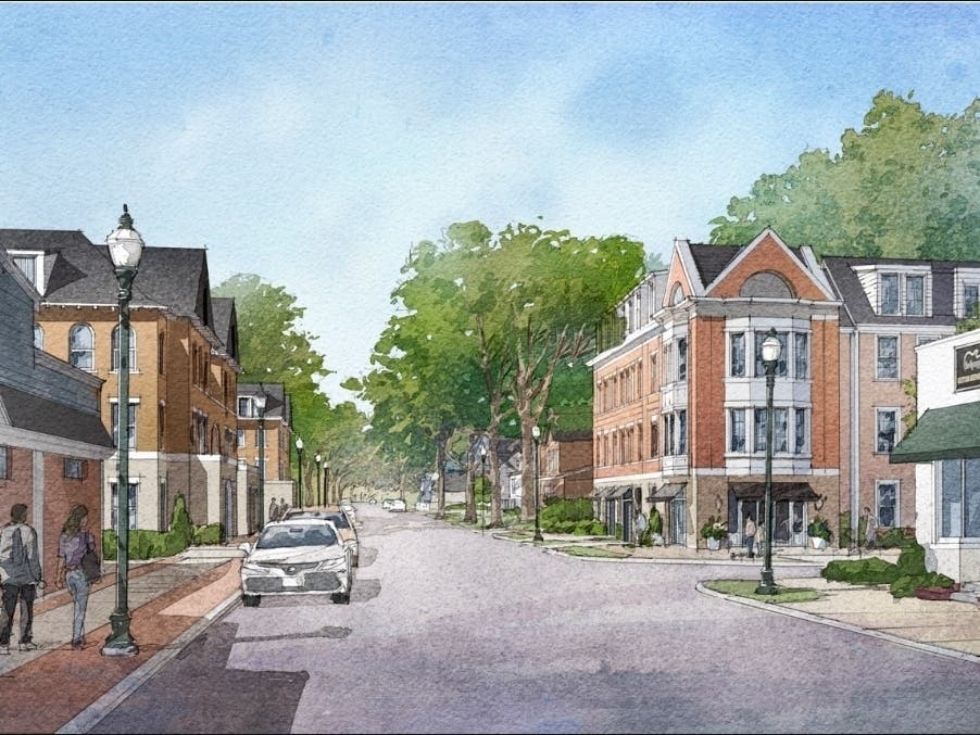 An artistic rendition of the plan.