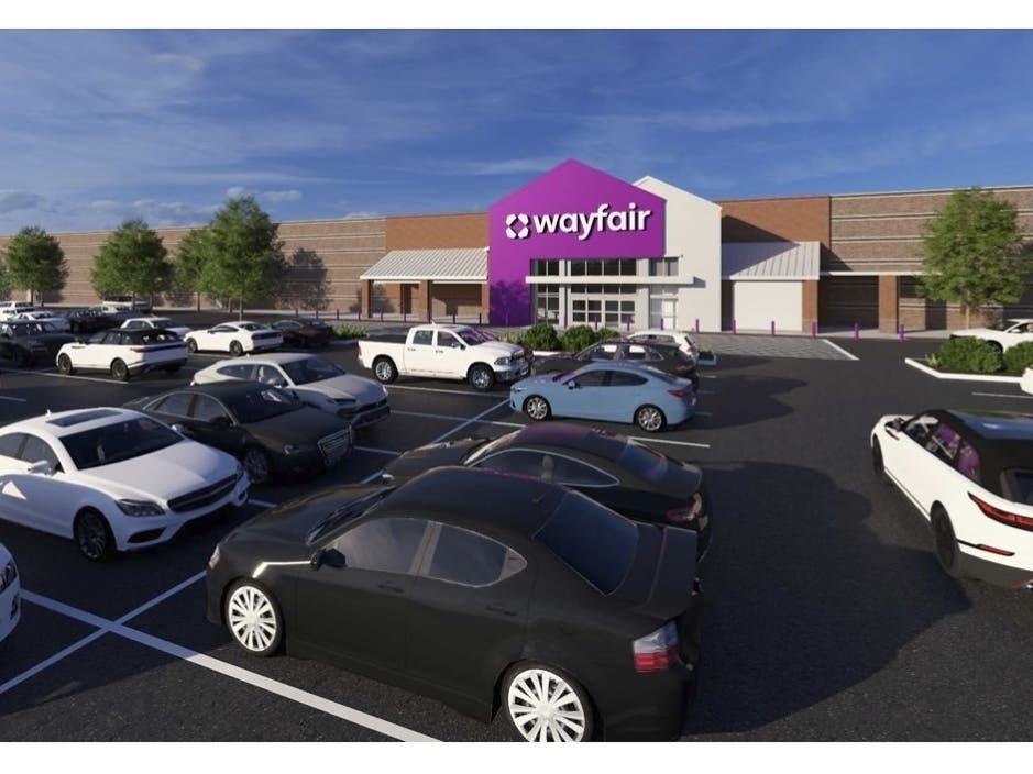 Rendering of Wayfair Princeton Store
