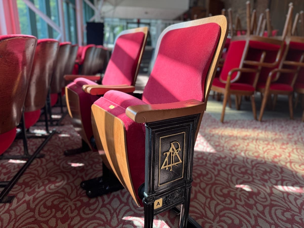 The new seats will be produced and delivered by Irwin Seating Company that built McCarter's original seats in 1929