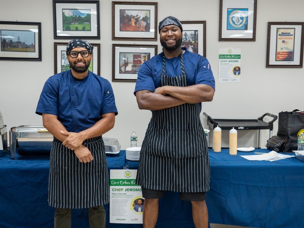 2026 Dine Below the Line Winner - Chef Jerome Mangroo of Urban Eats, representing James O. and Wilhelmina Bryant Food Pantry in Piscataway