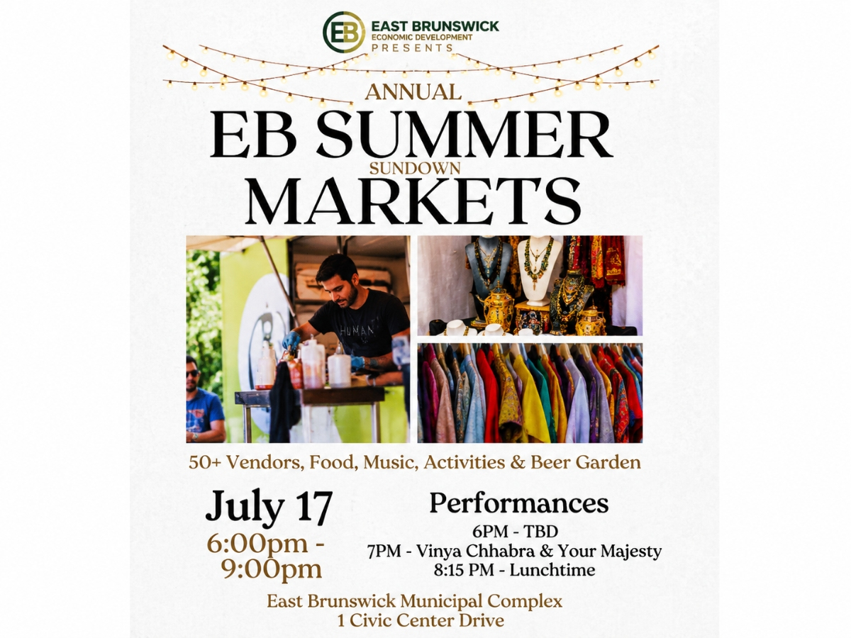 The event will take place at the Municipal Complex Courtyard