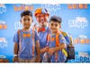 Members of the Chala family of South Brunswick pictured during their trip to meet children's entertainer Blippi in Tampa 