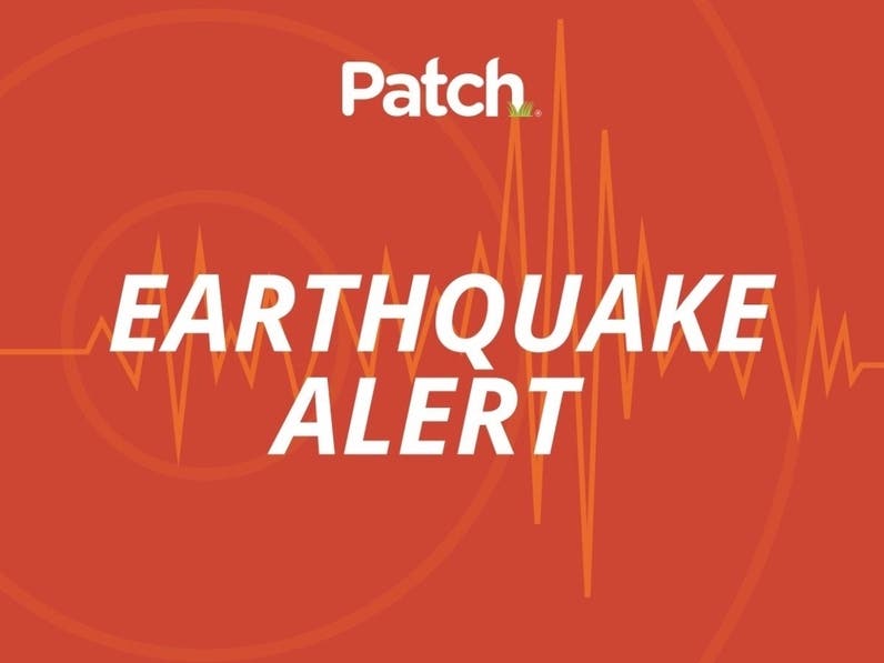 No injuries or damaged structures have been reported. 