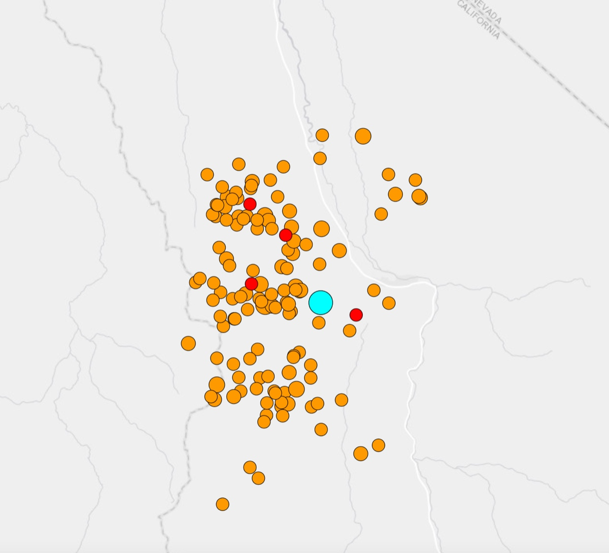 Thursday's large quake was followed by dozens of aftershocks, including at least a half-dozen of magnitude 4 or above, according to the U.S. Geological Survey. All aftershocks felt on Friday as of noon were magnitude 3.7 and below.