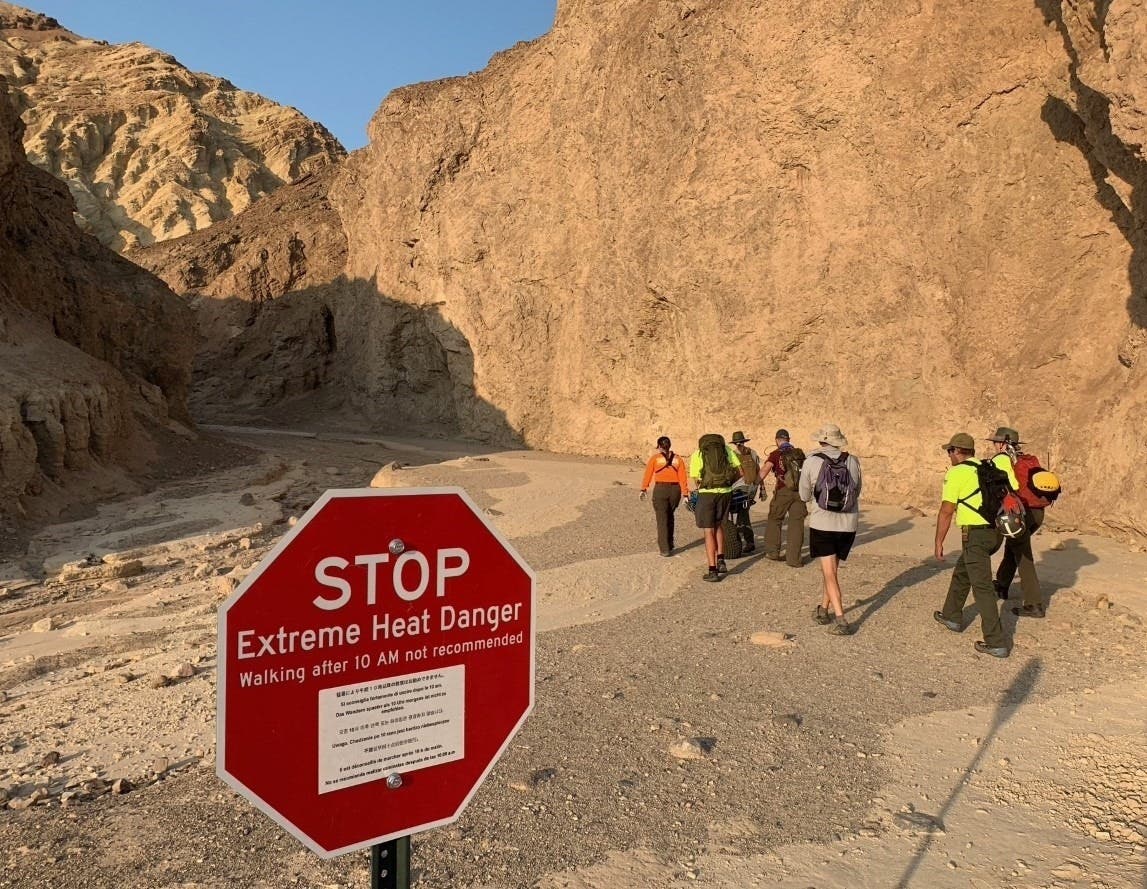 Park rangers launched an inter-agency search and rescue operation to scan inhospitable landscape on foot for a 60-year-old hiker from San Francisco.