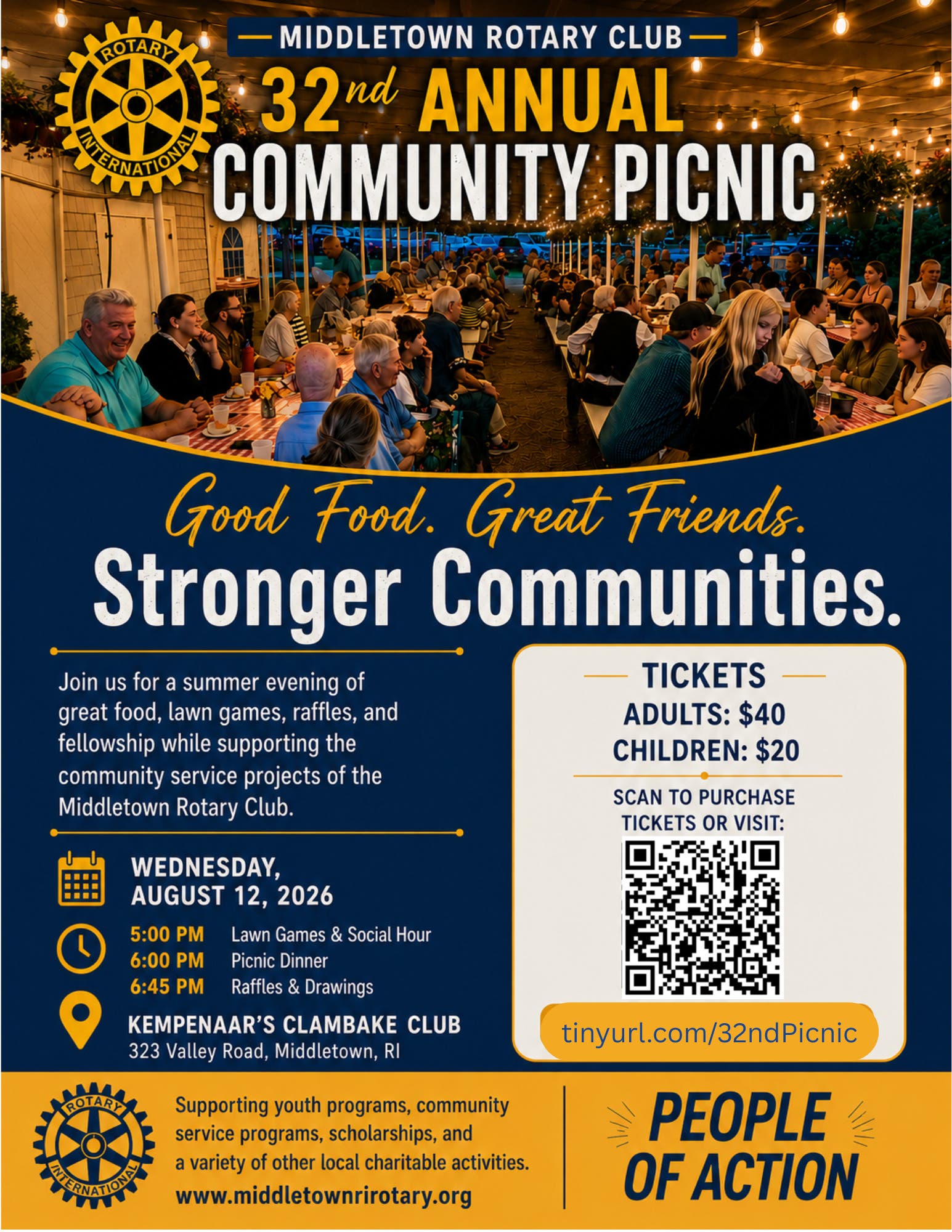 32nd Annual Community Picnic at Kempenaar’s Clambake Club