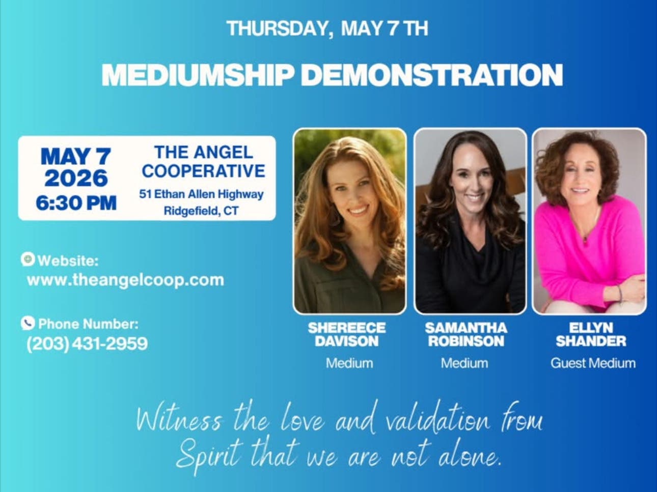 Mediumship Demonstration May 7th 