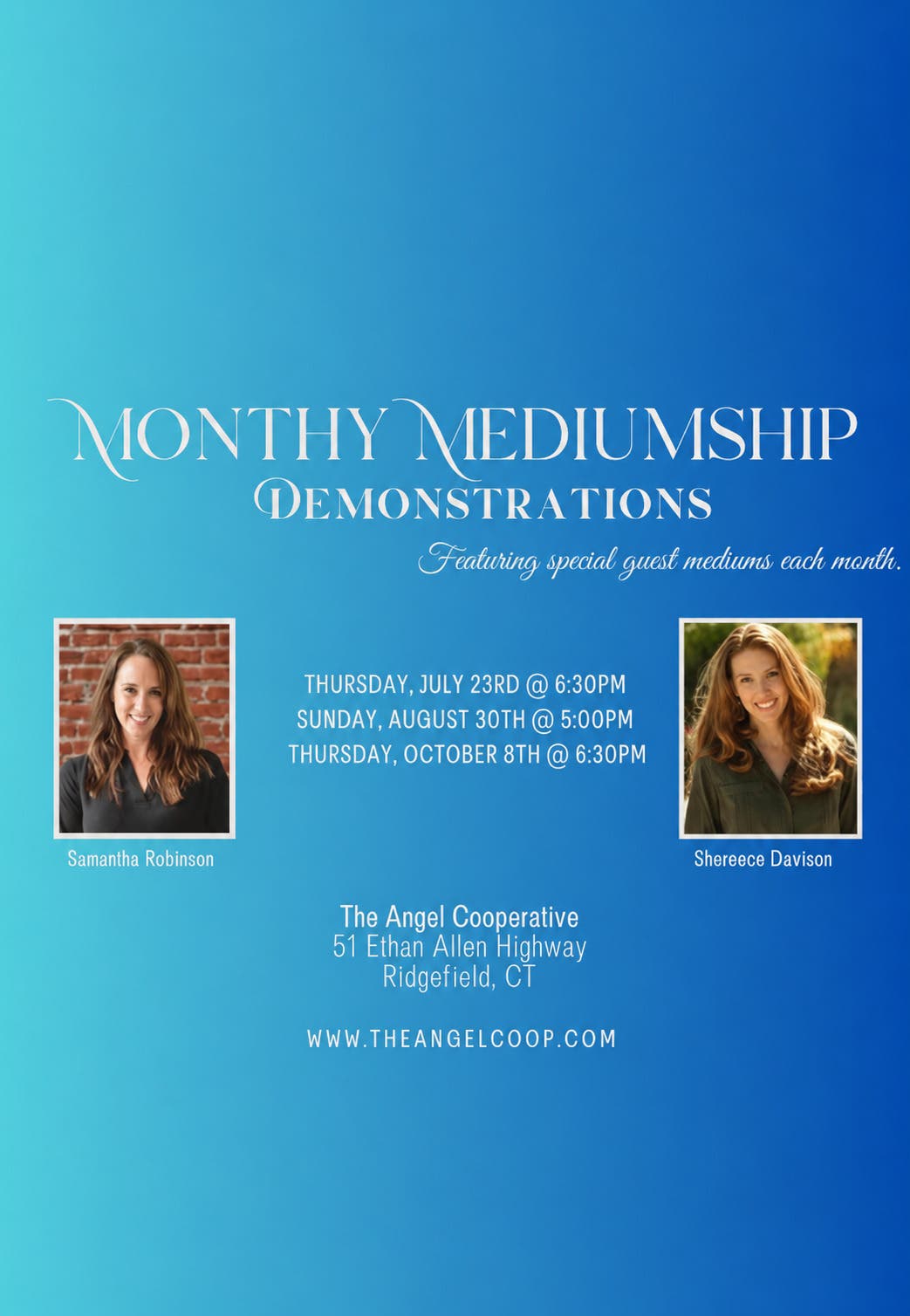 Demonstration of Mediumship - In Person