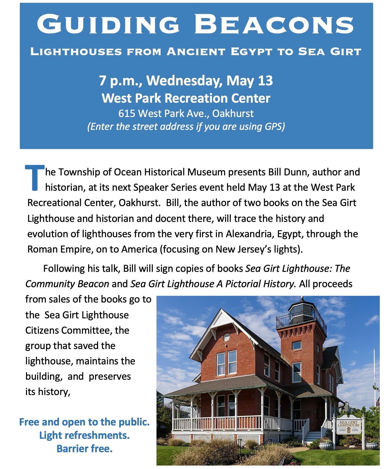 Guiding Beacons: Lighthouses From Ancient Egypt To Sea Girt