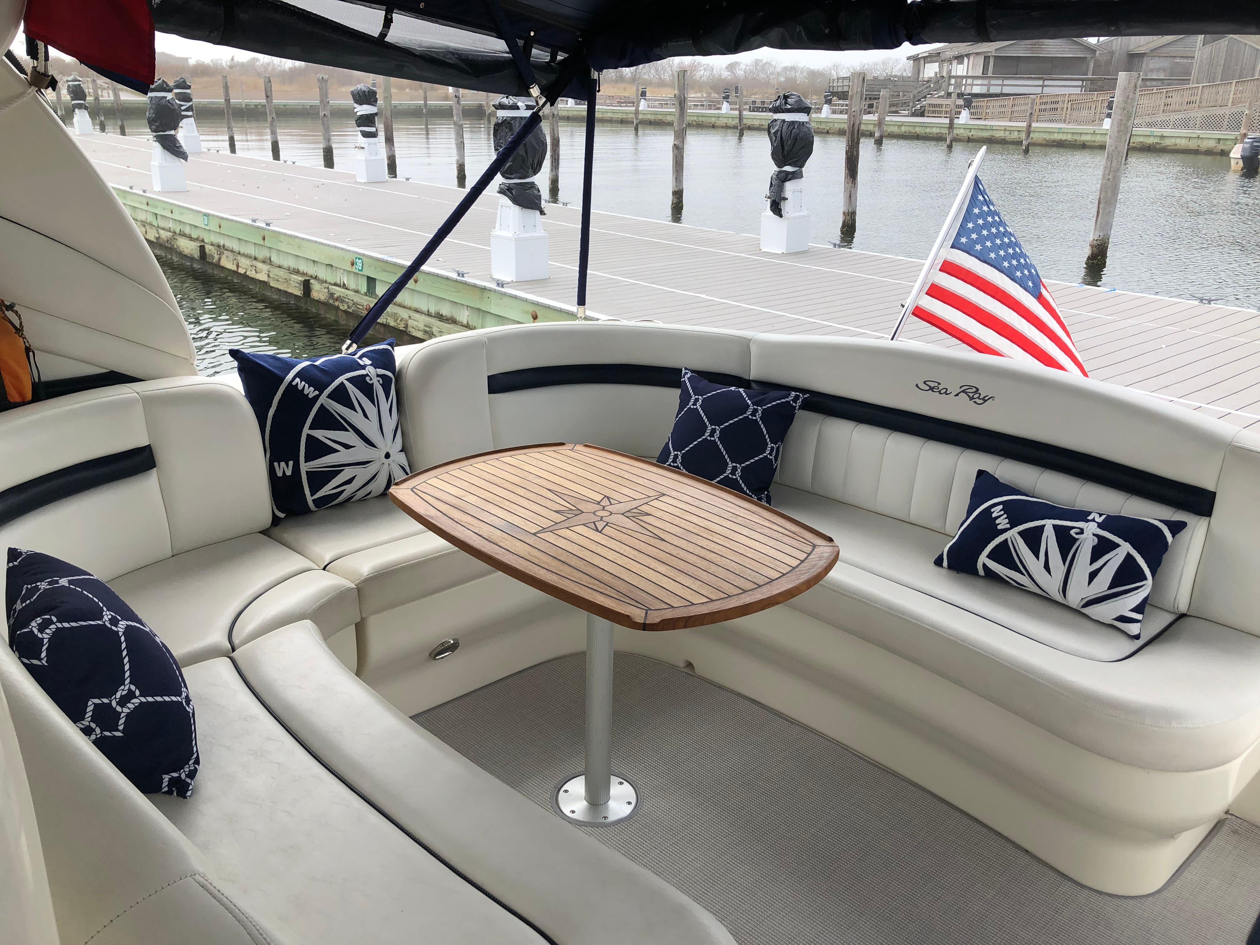 Charter a Sport Yacht along Fire Island in the Great South Bay.