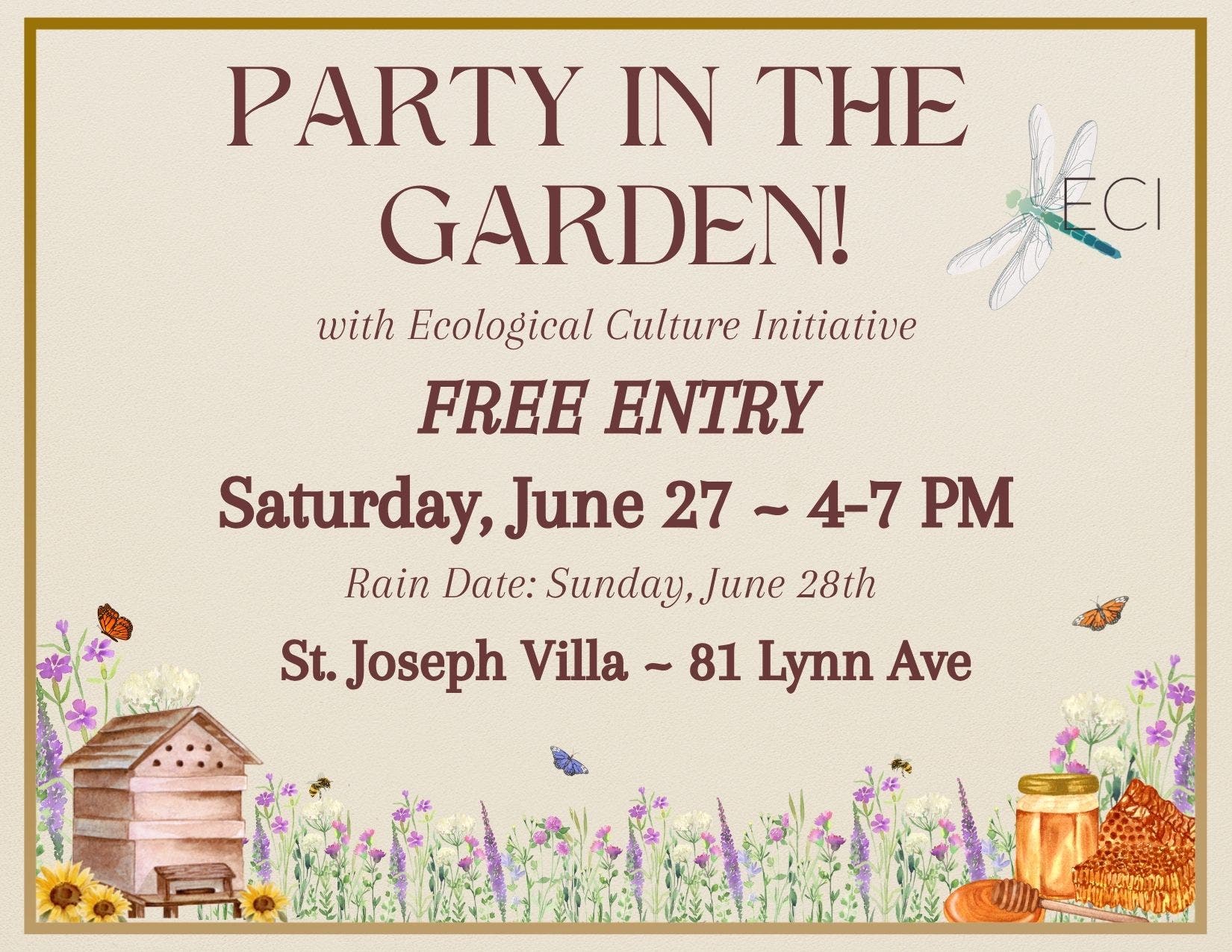 Party in the Garden with ECI