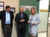 Left to Right: Melmark Senior Vice President Larry Cancro, Elect of the International Brotherhood of Teamsters Sean O'Brien, Melmark President and CEO Rita M. Gardner