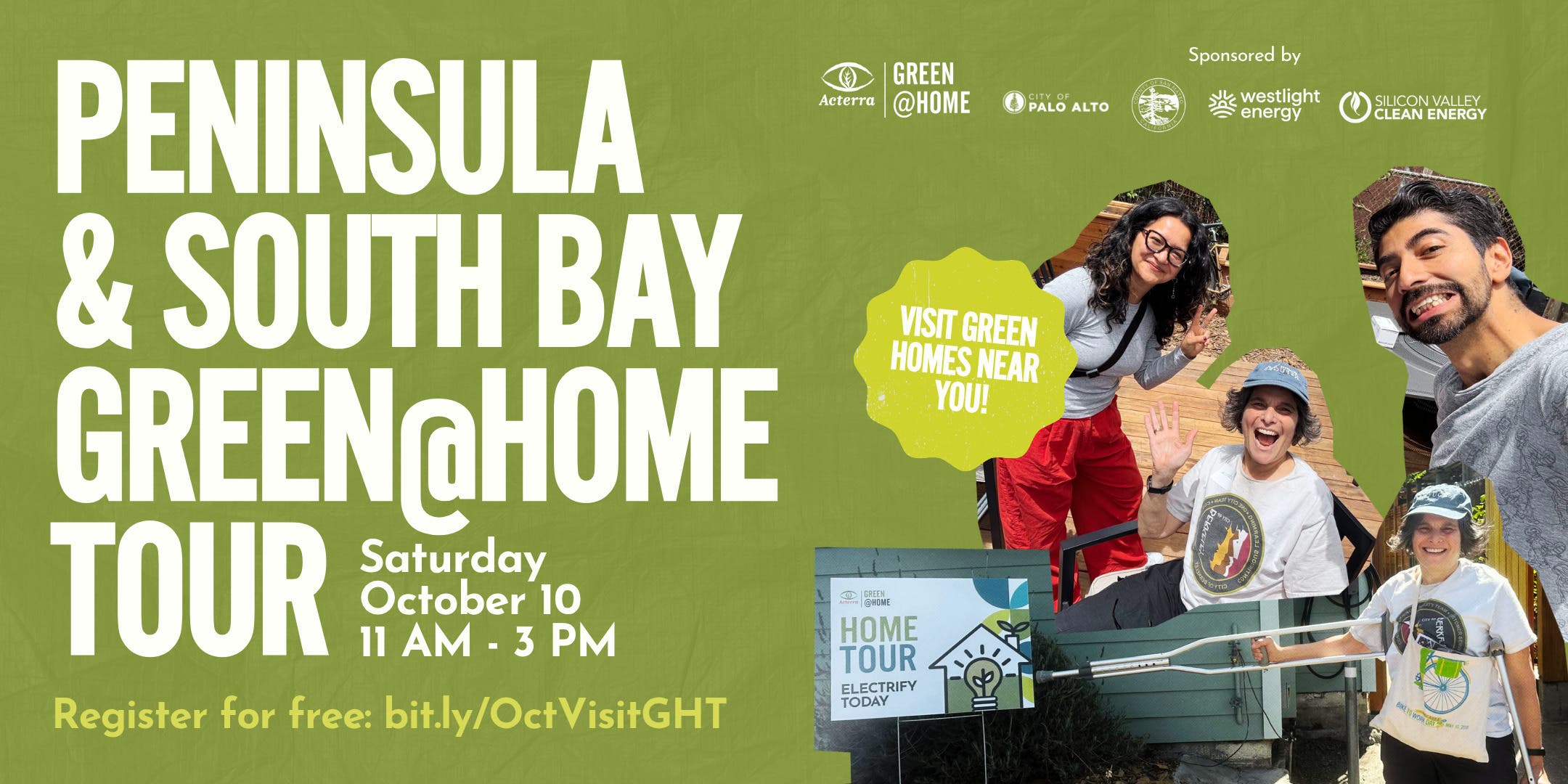 Peninsula and South Bay Green@Home Tour 2026
