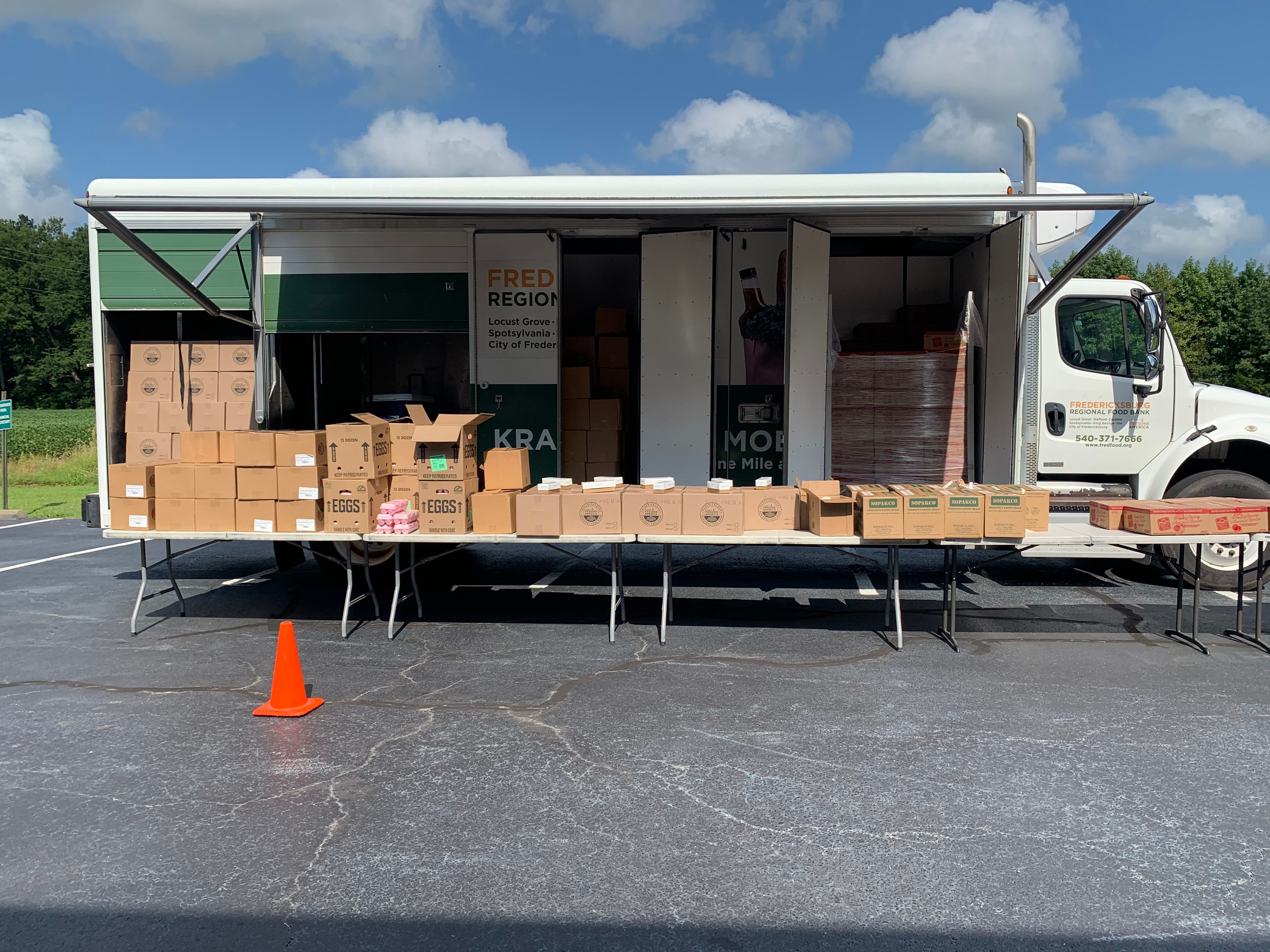 Nov 3 Free Pop Up Food Distribution by the Fredericksburg Regional