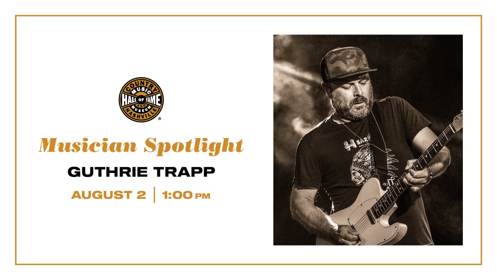Musician Spotlight: Guthrie Trapp