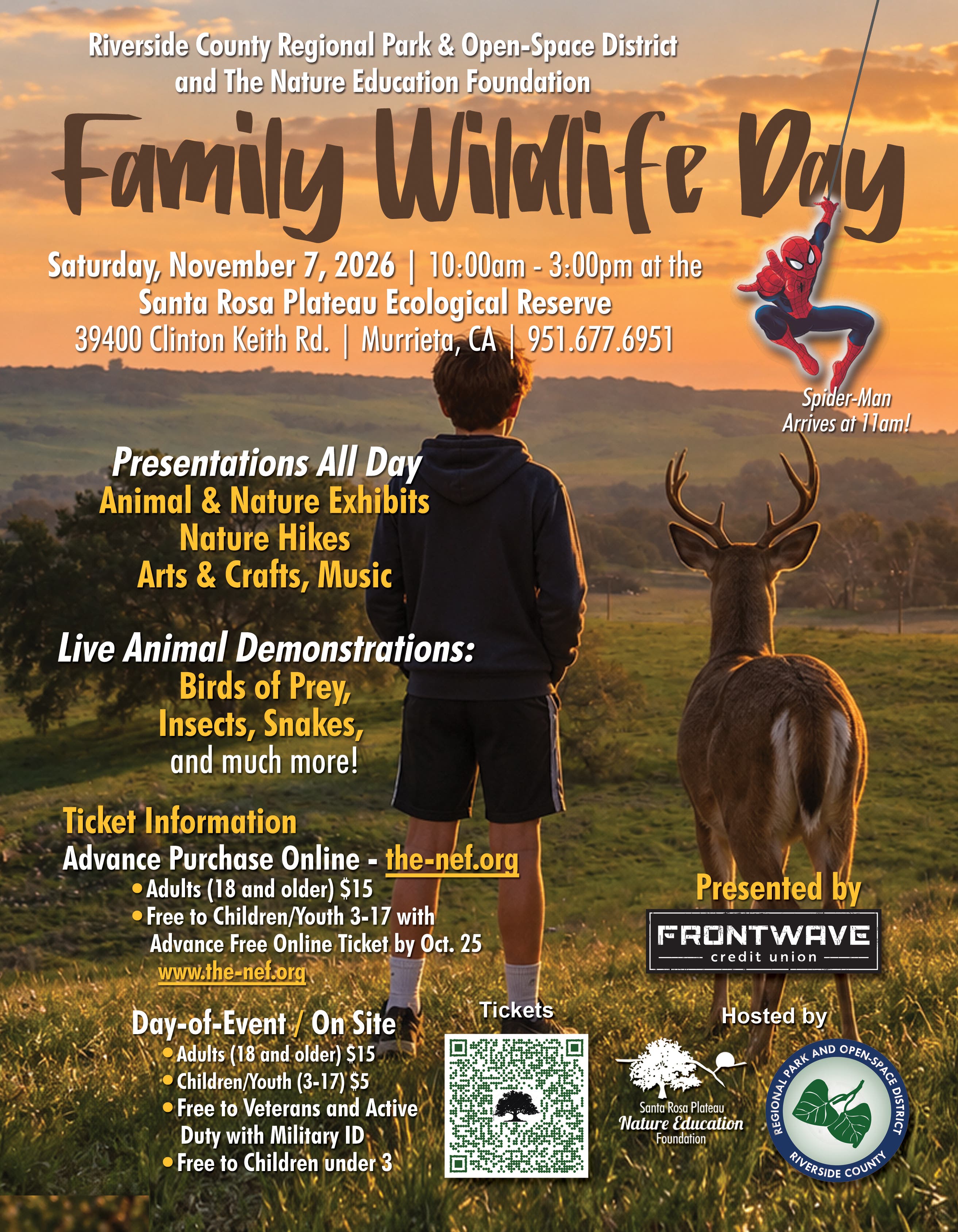 Family Wildlife Day Returns to Santa Rosa Plateau