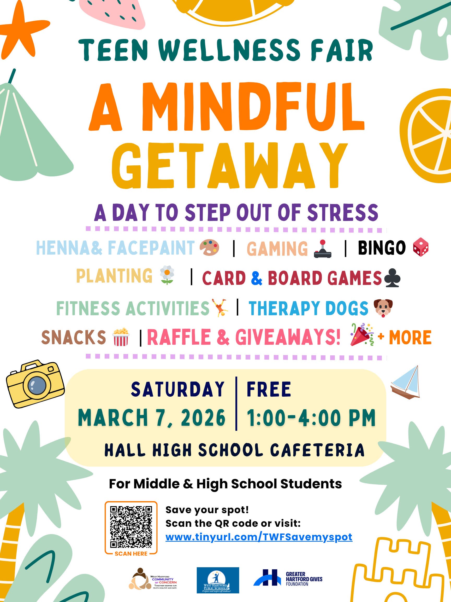 Mar 7 | Teen Wellness Fair: A Mindful Getaway | West Hartford, CT Patch