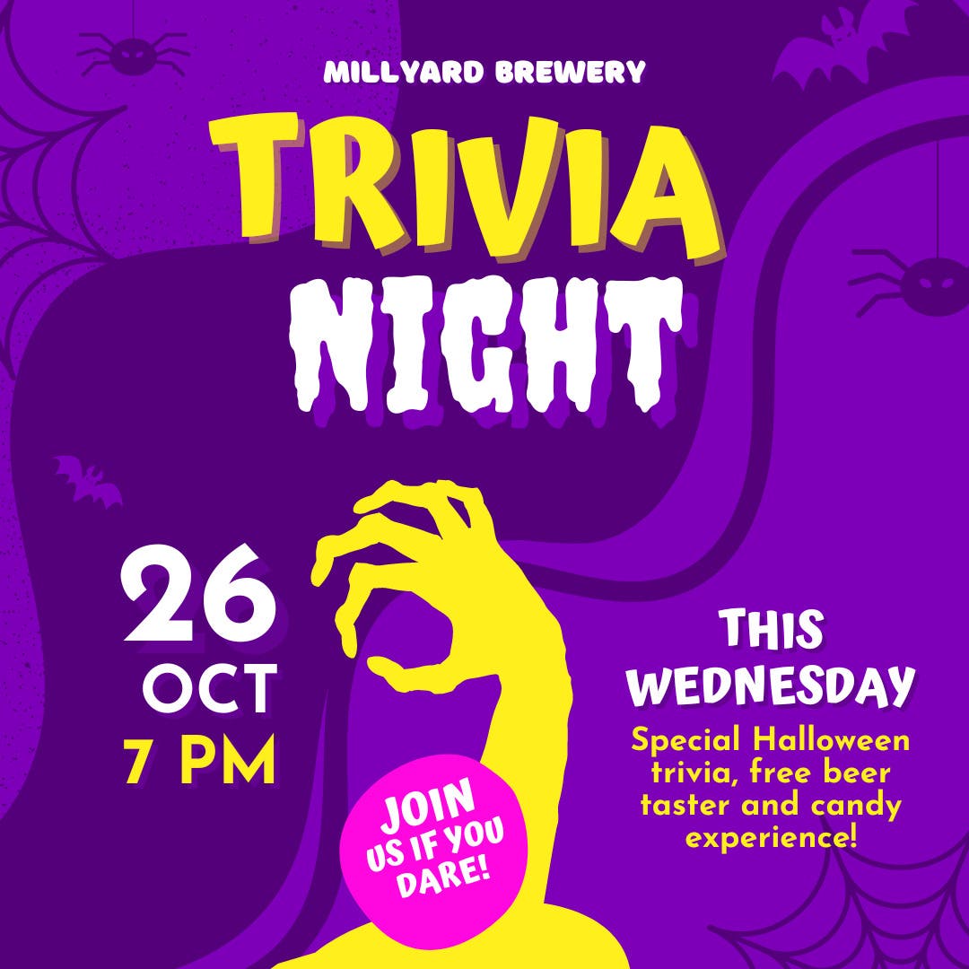 Oct 26 Wednesday Trivia Night At Millyard Brewery In Nashua Nashua 