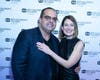 Alex Pissios President and CEO of Cinespace Chicago with SOS Illinois Luminary Gillian Flynn 