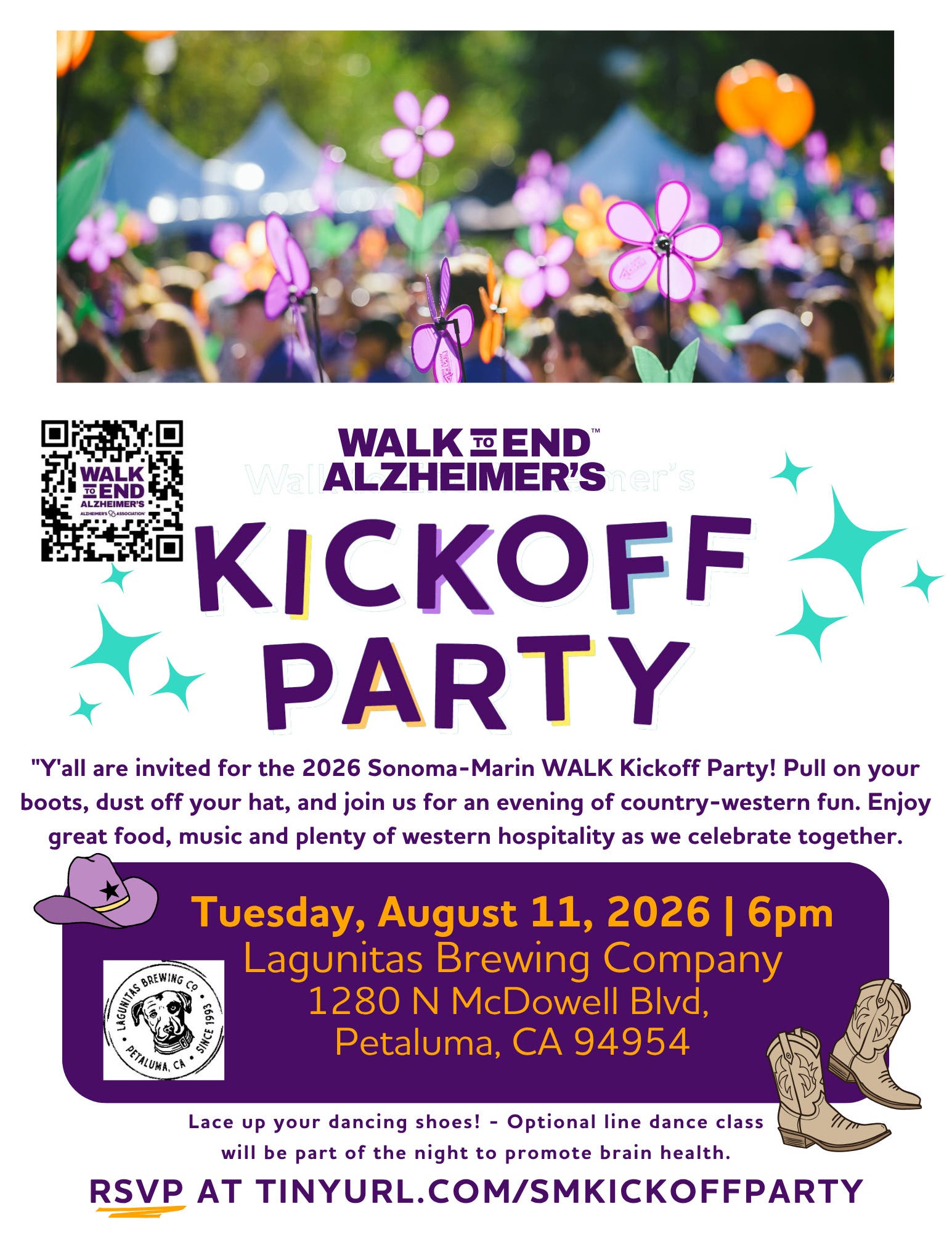 Sonoma Marin Walk to end Alzheimer's Kickoff Party!