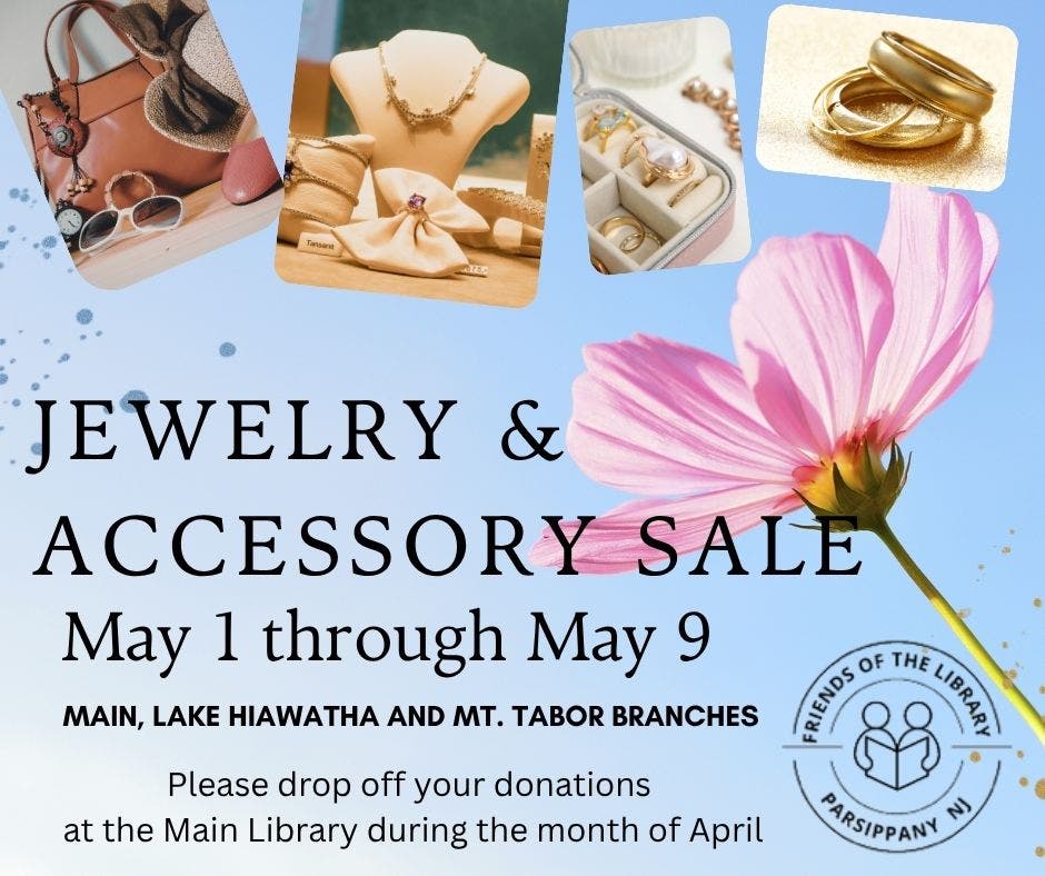 Friends of Parsippany Library Jewelry and Accessory Sale