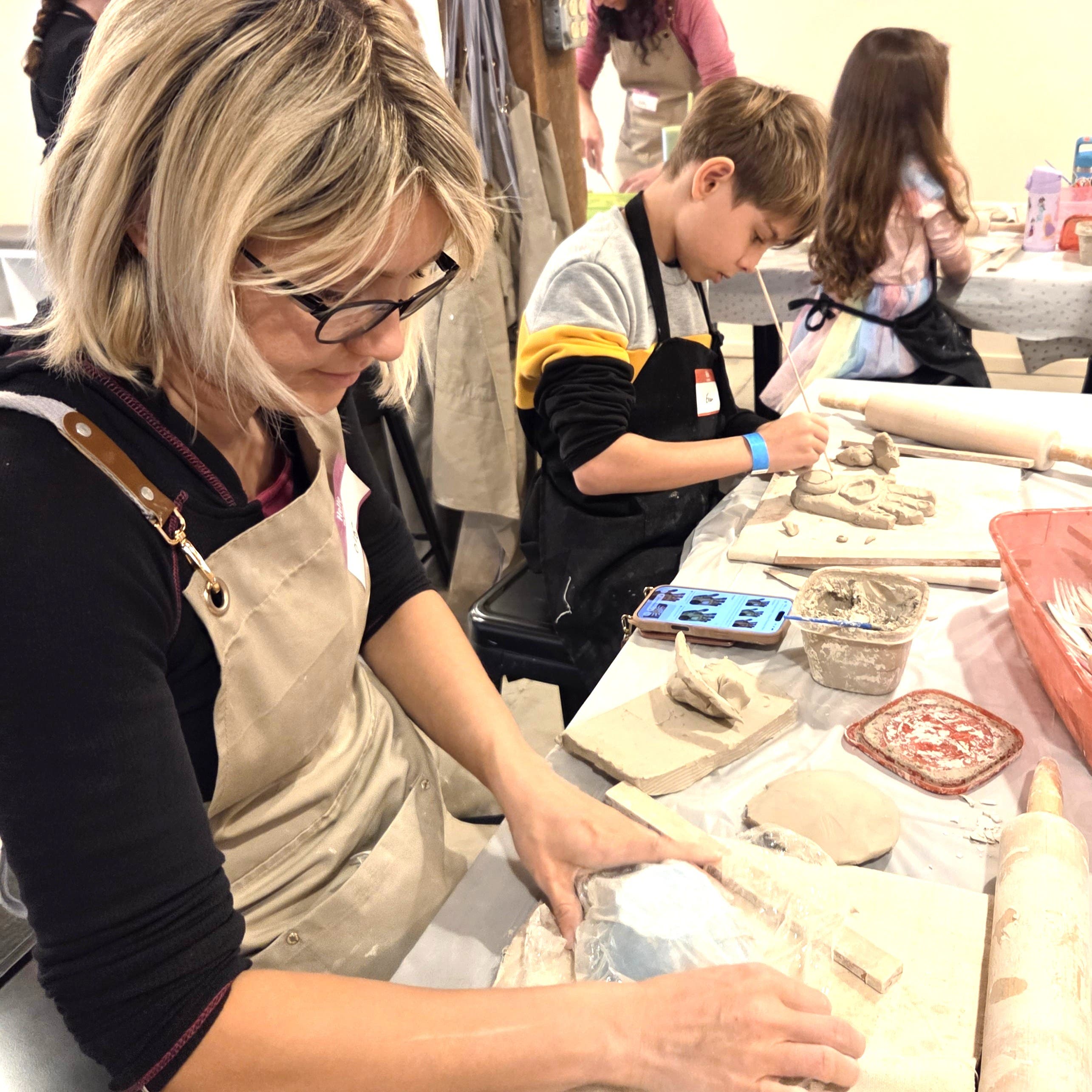 Mommy & Me Pottery Workshop! 