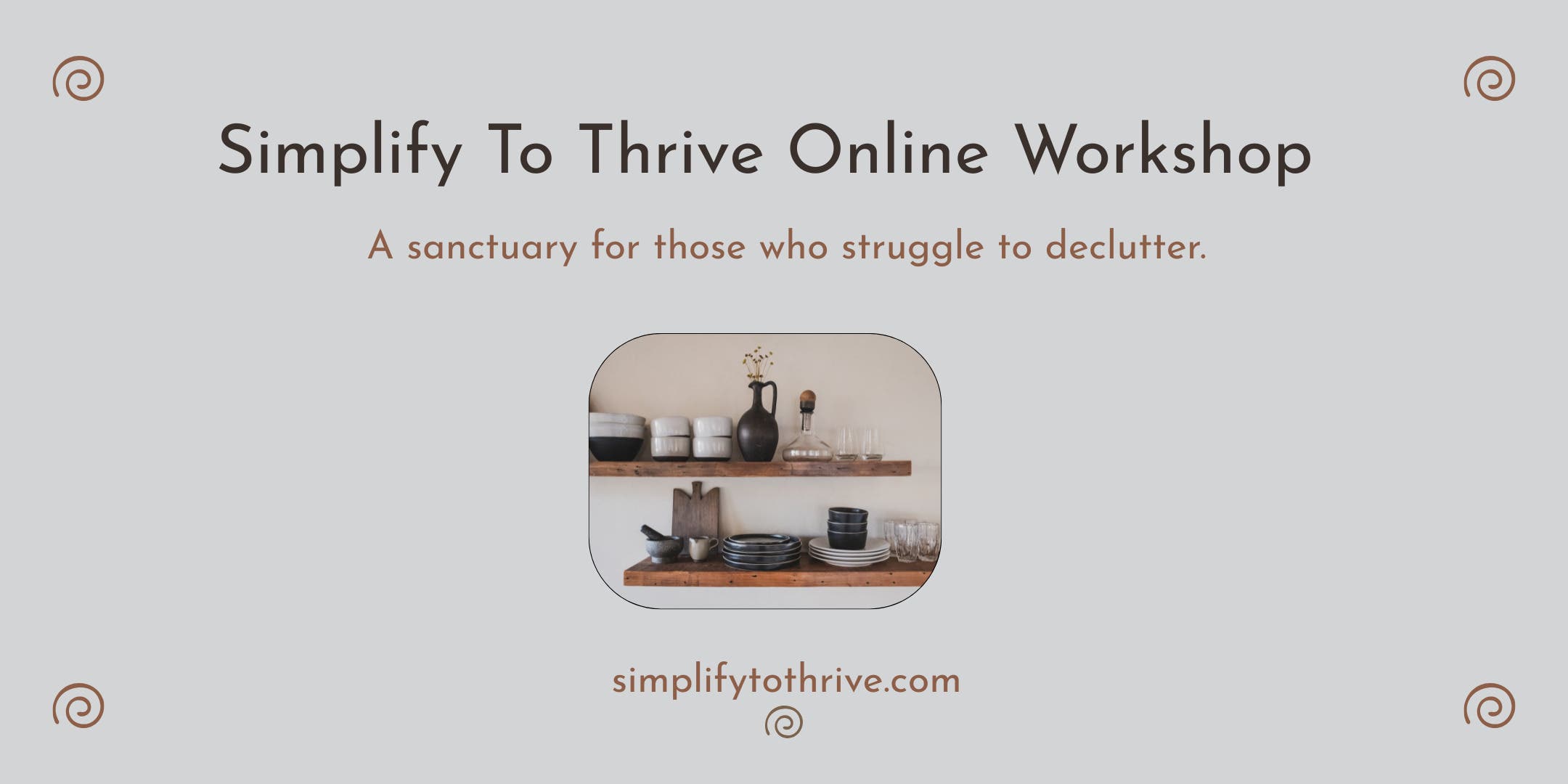 Simplify To Thrive Online Workshop