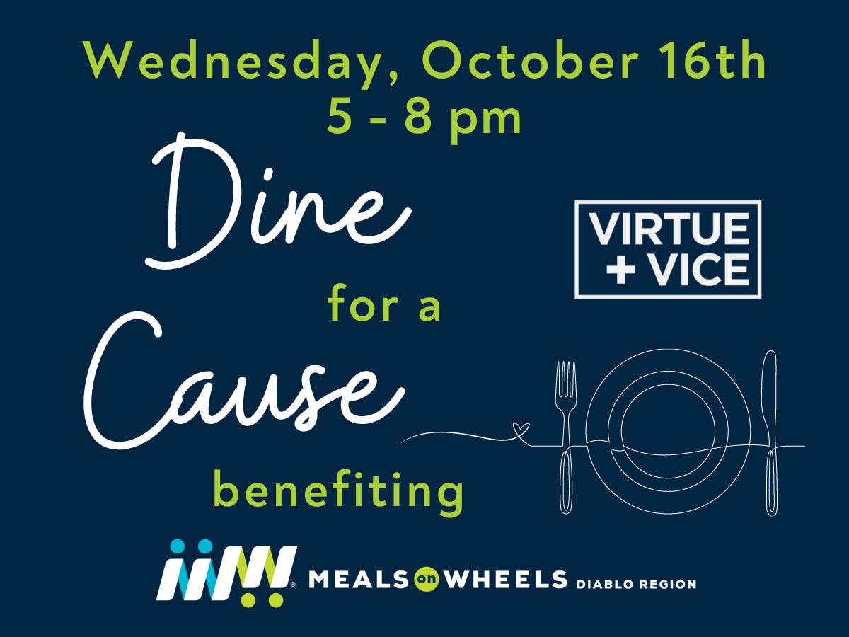 Oct 16 | 'Dine for a Cause' to benefit Meals on Wheels Diablo Region ...