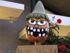 Pumpkin Head grinning at visitors 