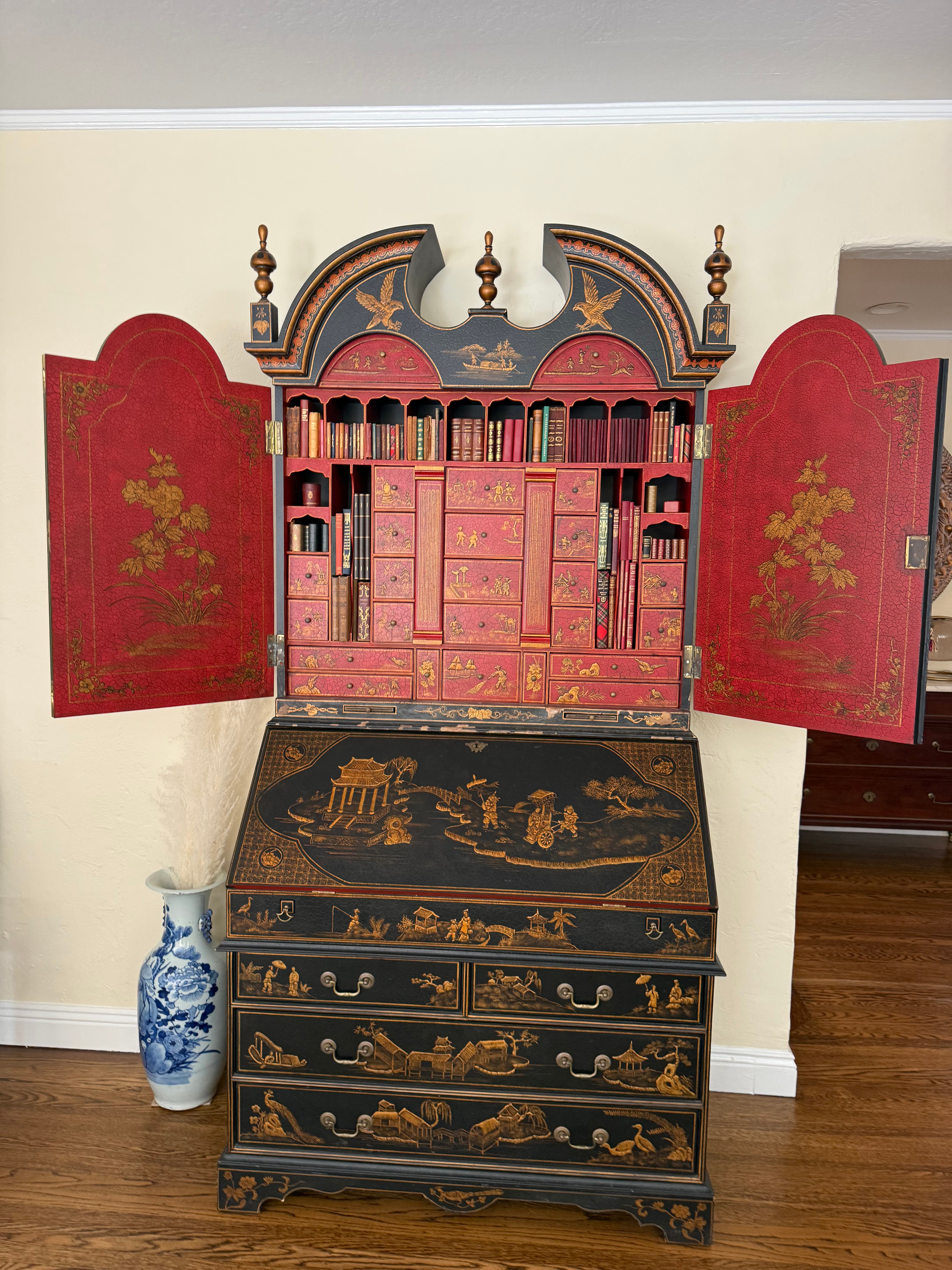 Chinees, antique hutch and Desk