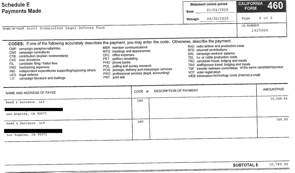 Reed & Davidson Payments