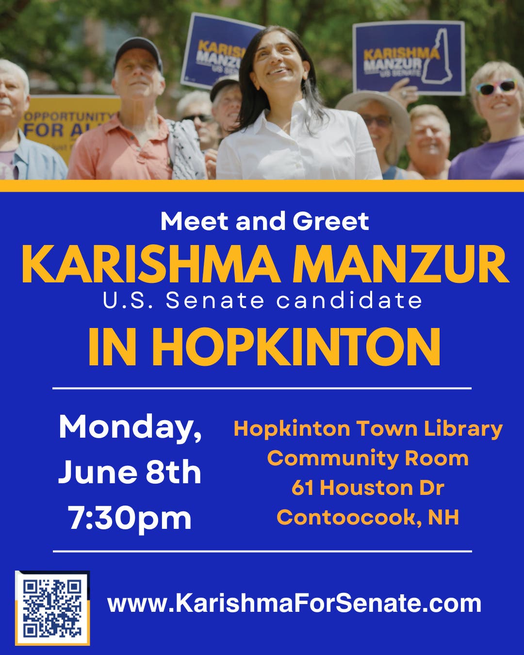 Meet U.S. Senate candidate Karishma Manzur