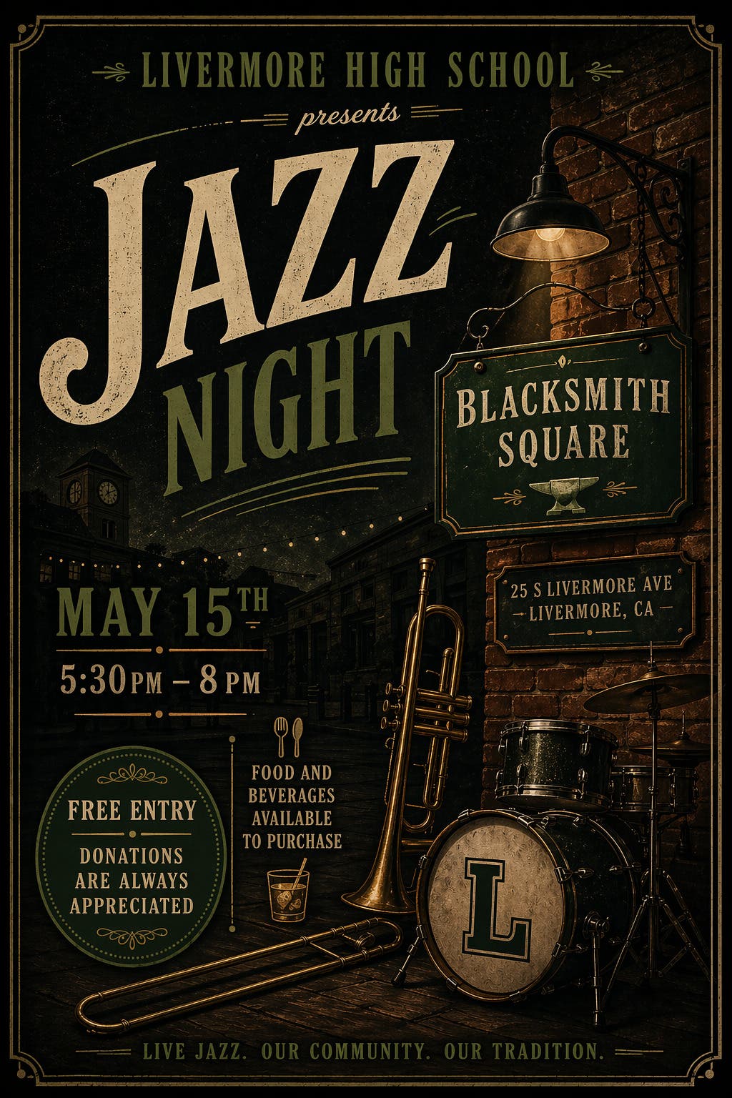 Livermore High School Presents Jazz Night at Blacksmith Square