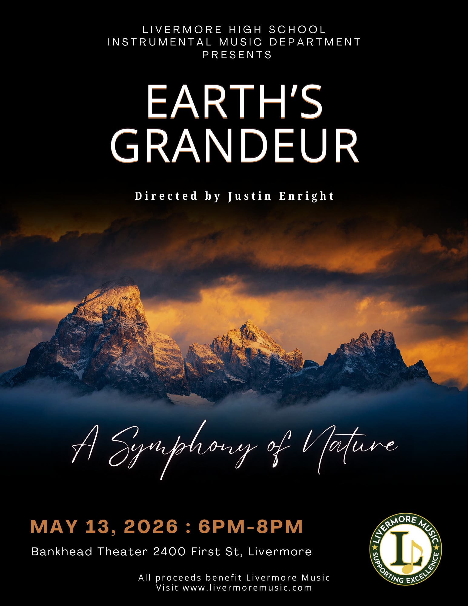 Livermore High School Instrumental Music Department presents Earth's Grandeur