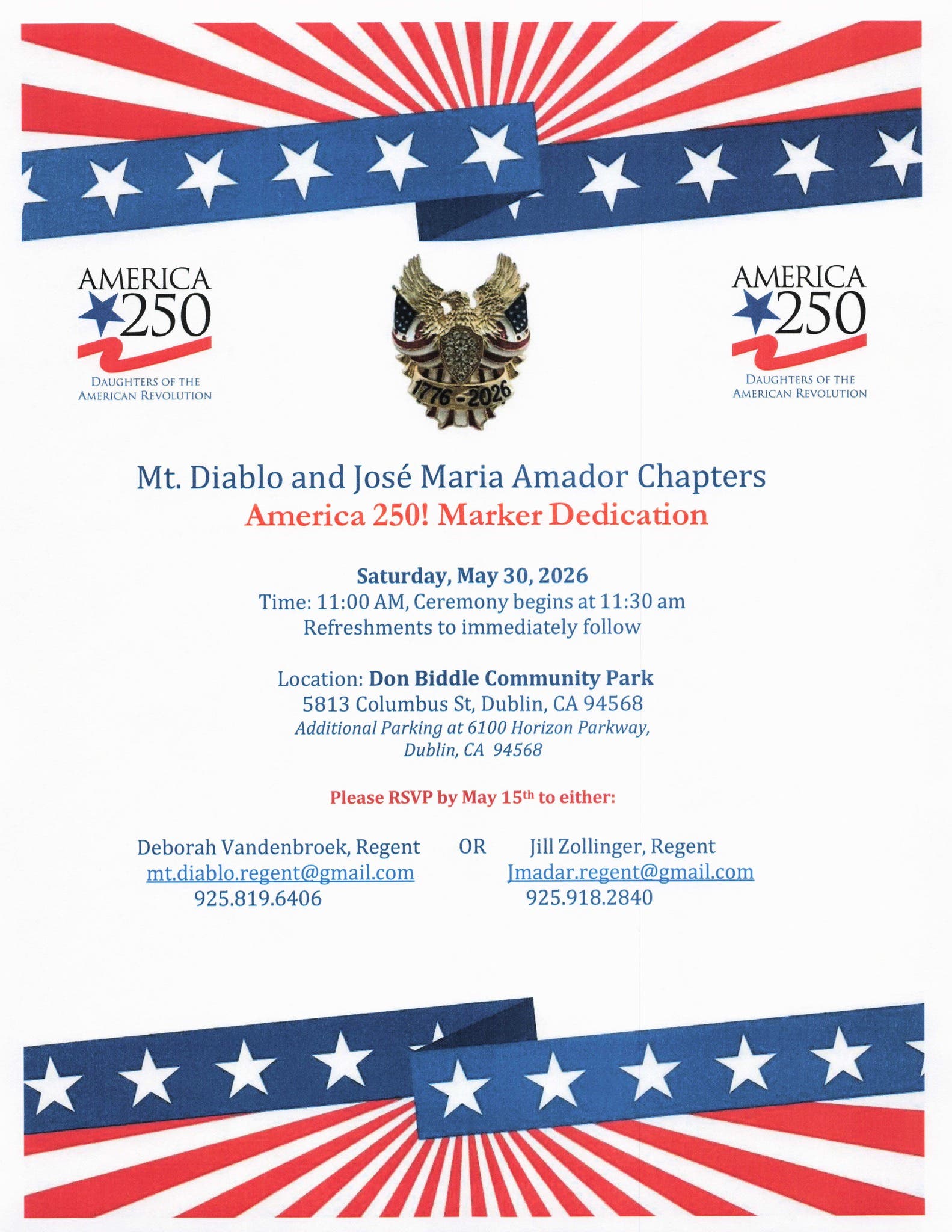 America 250! Marker Dedication