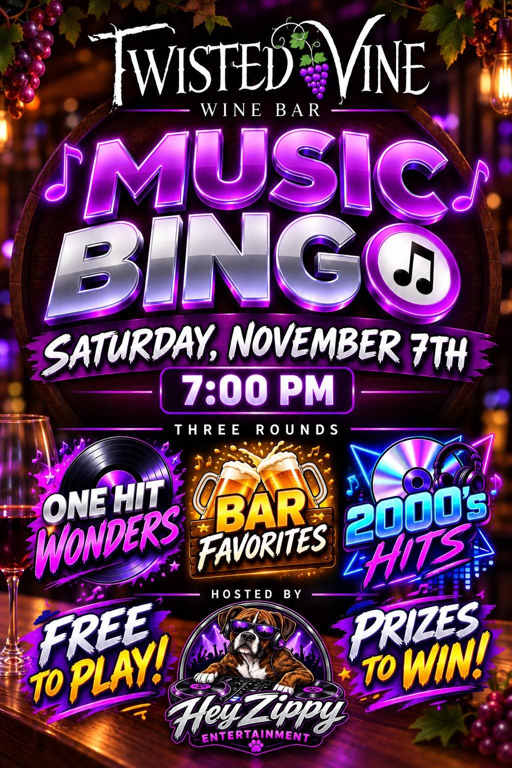 Music Bingo - Free to Play!