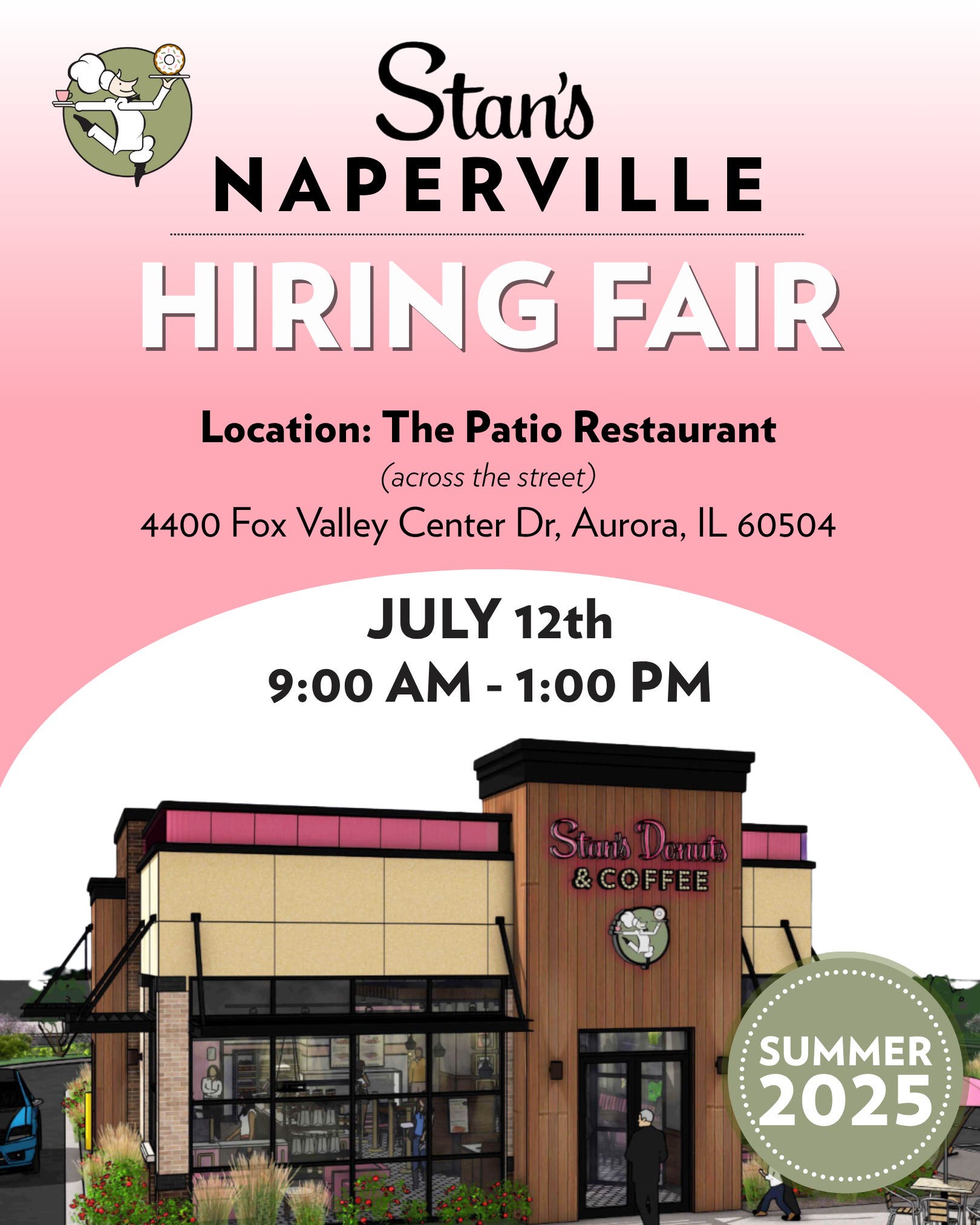 Stan's Naperville Hiring Event 