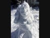 "Snowgre" by David Drahon, Winner, "That's a Pretty Cool Sculpture" division
